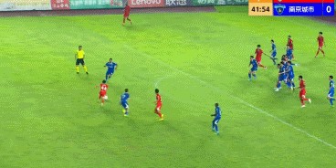 广西恒宸1-0南京城市，梁奕斌轰精彩世界波，陈栋涛中楣